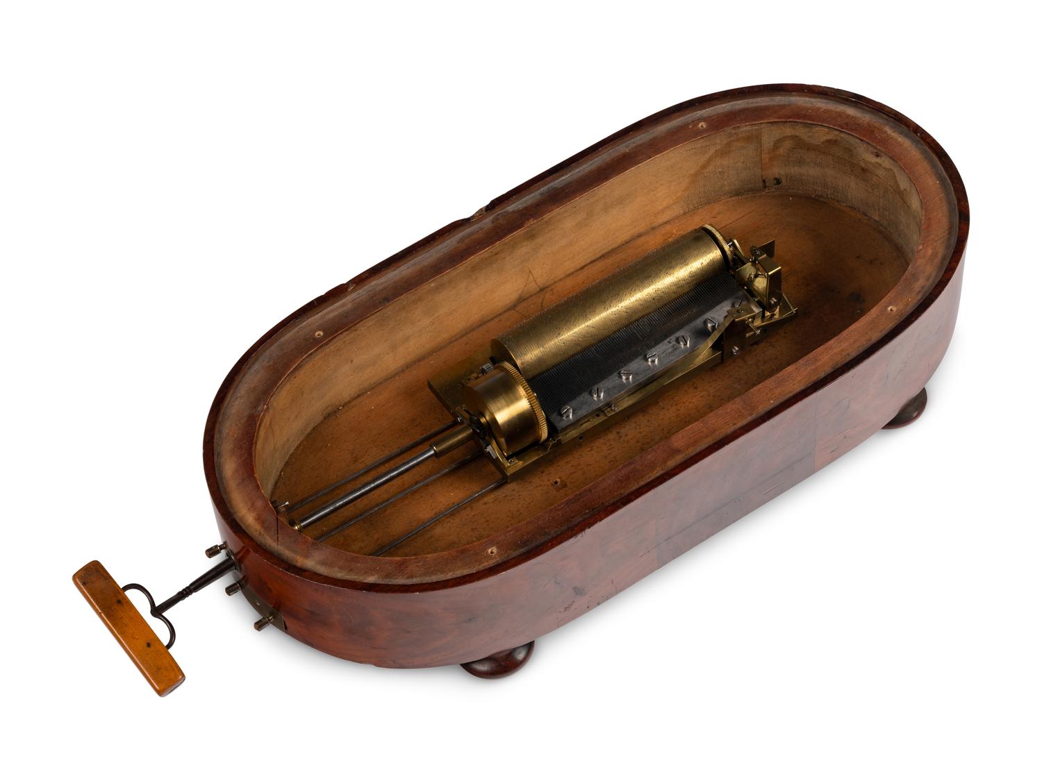 A Four-Air Musical Clock Base by F. LeCoultre