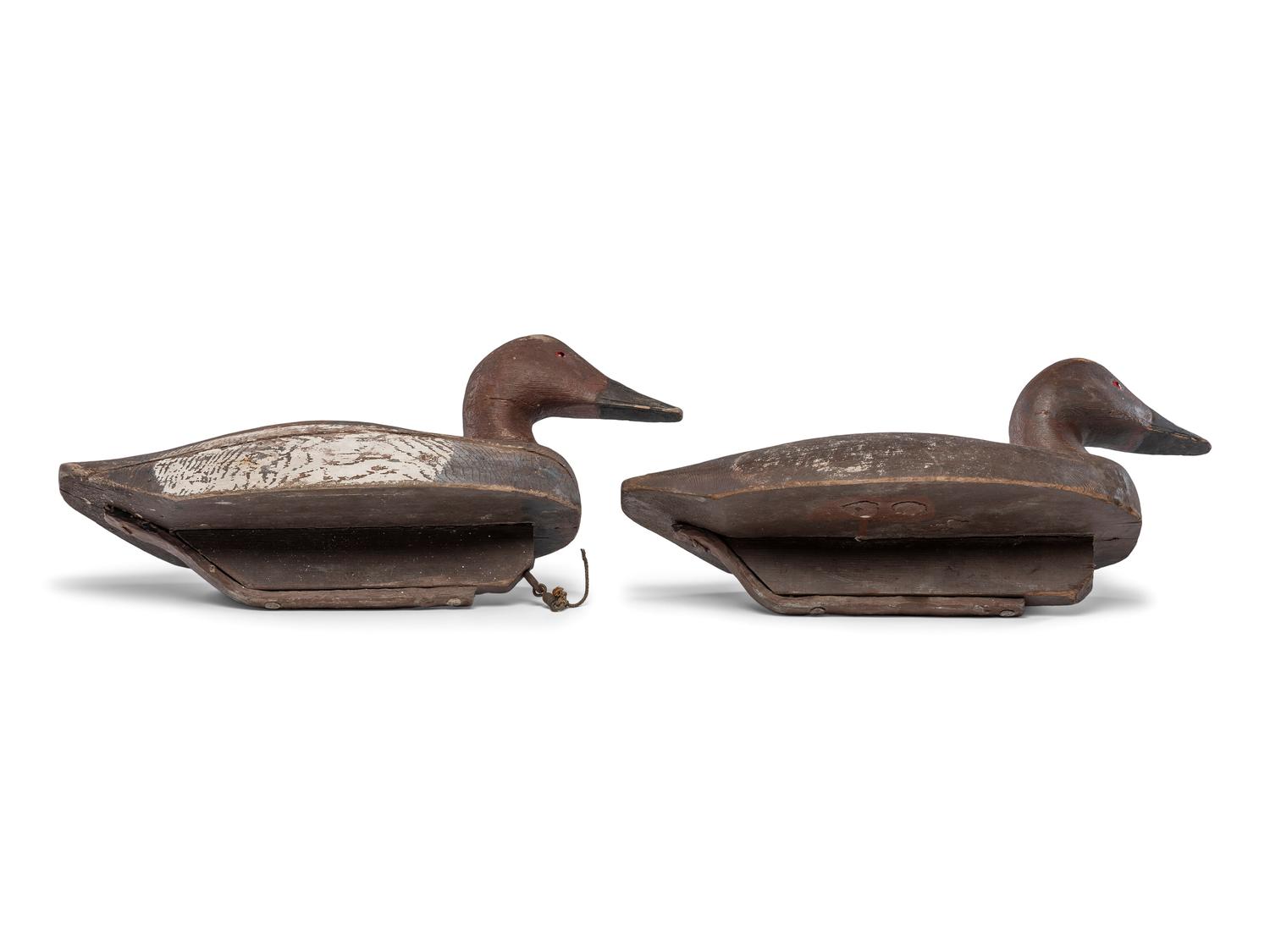 Four Carved and Painted Wood Duck Decoys