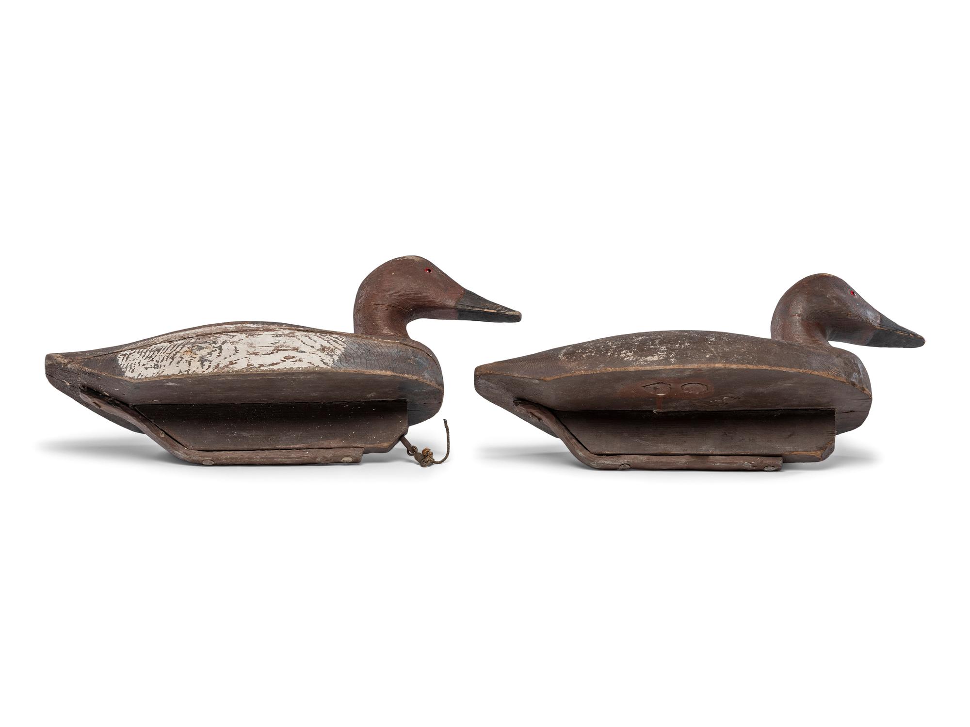 Four Carved and Painted Wood Duck Decoys