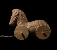 A Roman Terracotta Toy Horse