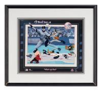 A Derek Jeter Signed Autograph "What's Up Doc!" Looney Tunes Cel,