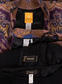 Two Designer Skirt Suits: One Christian Lacroix and One Versace, 1980-90s