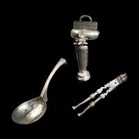 Three Continental Silver and Silvered Metal Articles