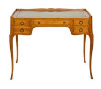 A Louis XV Style Walnut Writing Table