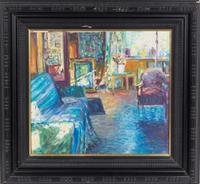 James O'Halloran, (Irish, b. 1955), Sunlit Drawing Room