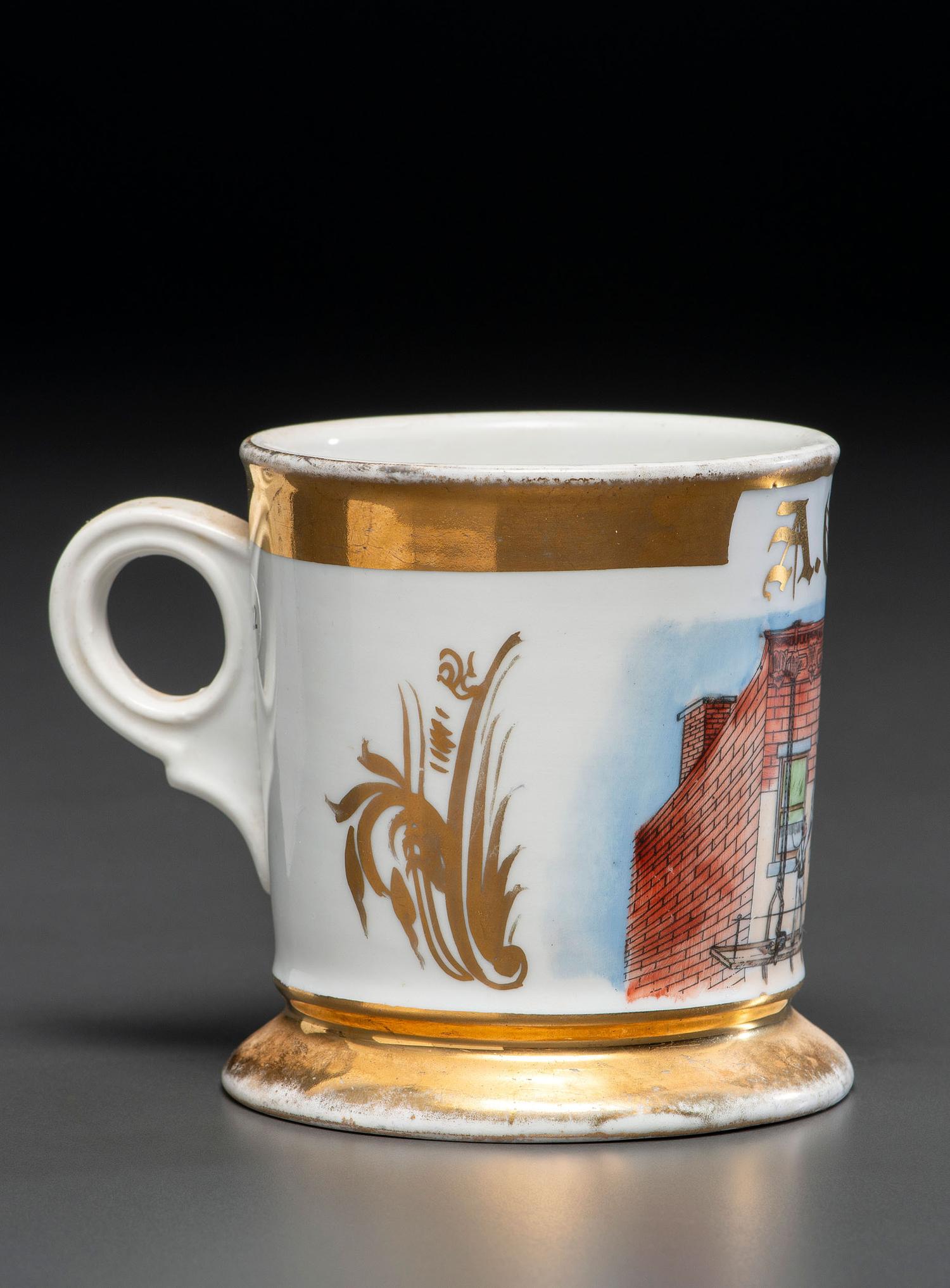 A House Painter's Porcelain Occupational Shaving Mug