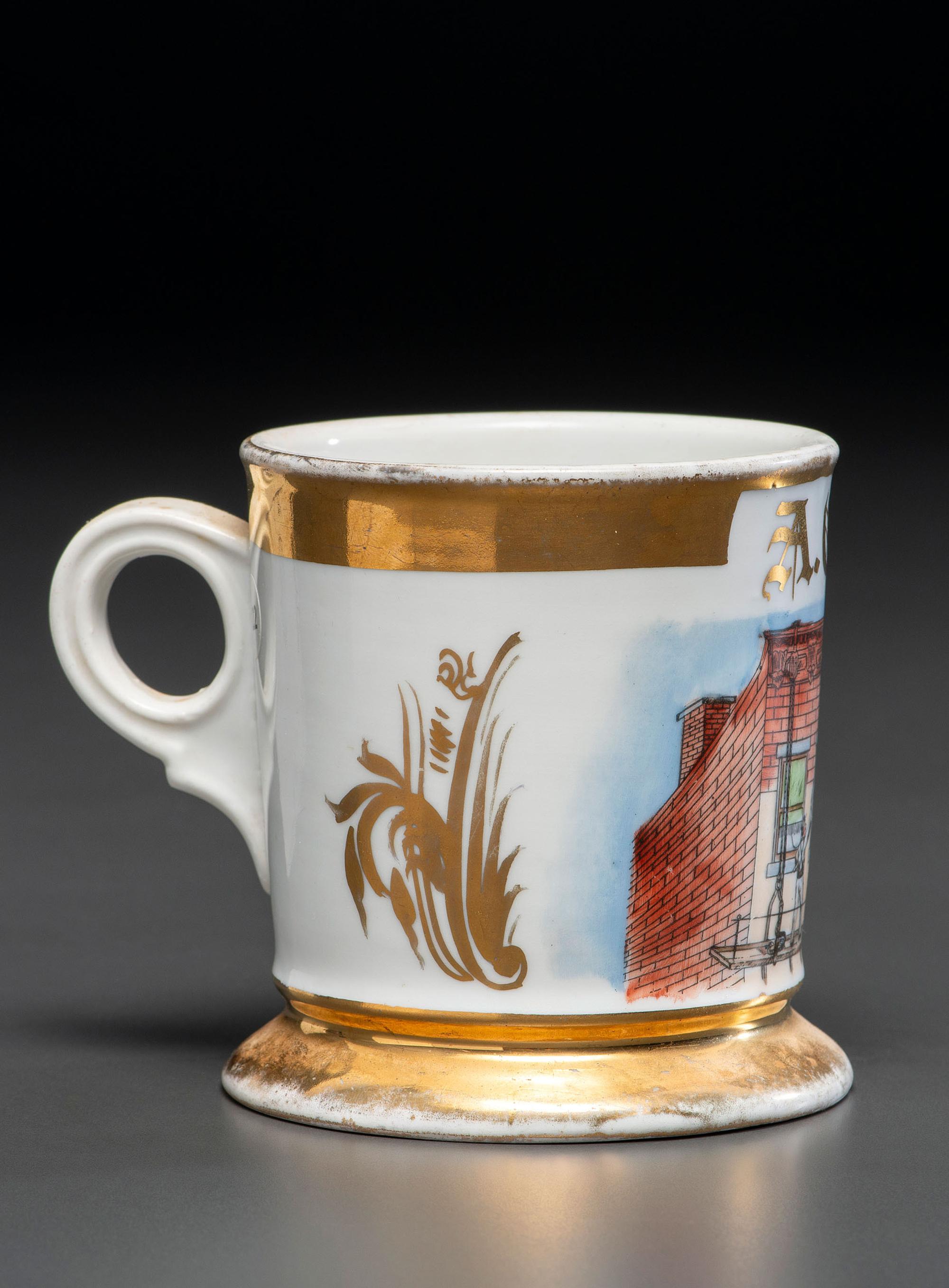 A House Painter's Porcelain Occupational Shaving Mug