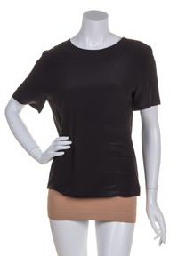 A Pair of Chanel Silk Short Sleeve Blouses,