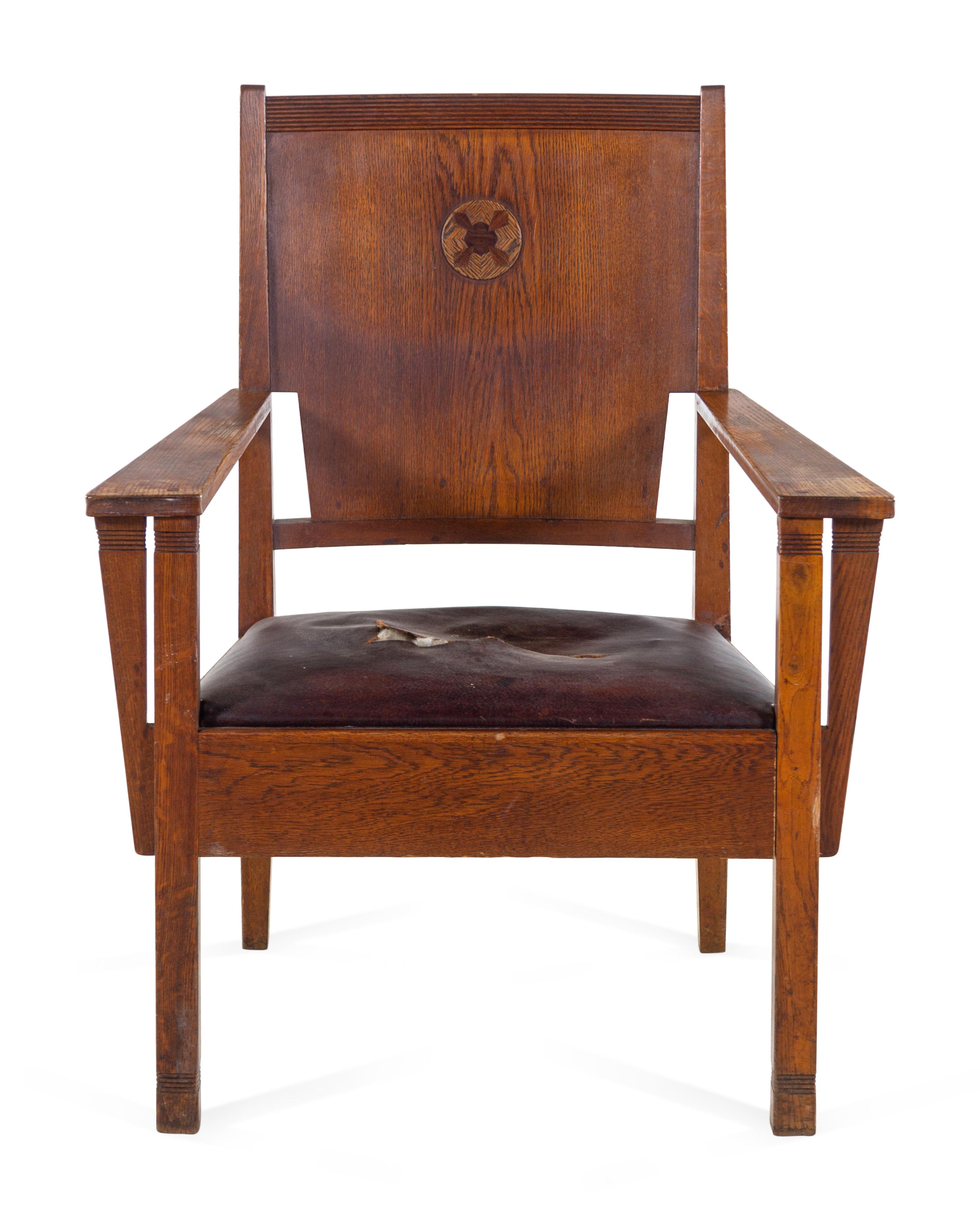 Armchair Chair in the Jugendstil Style