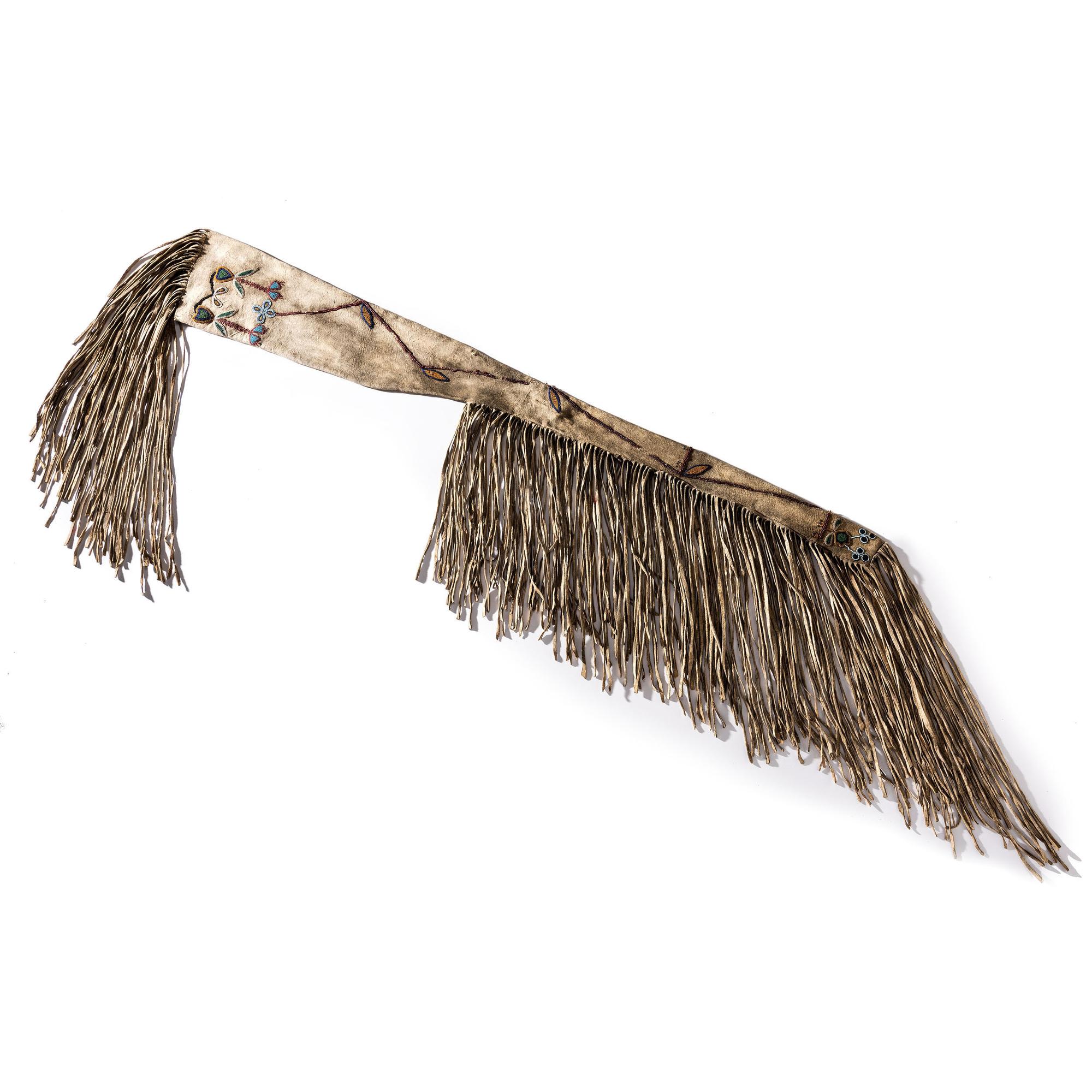 Northern Plains Beaded Hide Rifle Scabbard