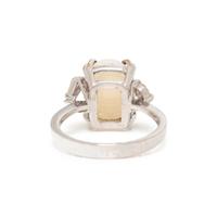 H. STERN, OPAL AND DIAMOND RING