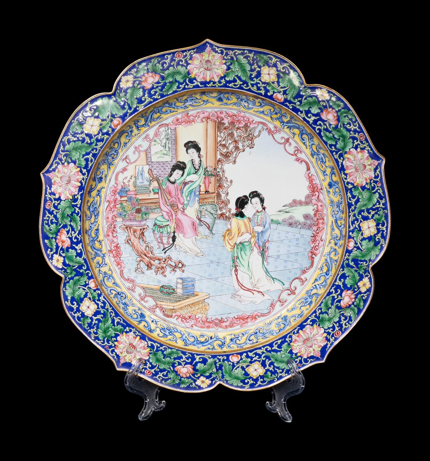 Four Chinese Canton Enamel Vessels