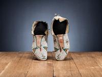 Cheyenne Beaded Hide Moccasins