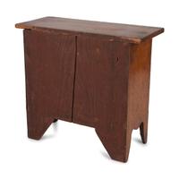 A Federal Inlaid and Carved Cherrywood Diminutive Chest of Drawers