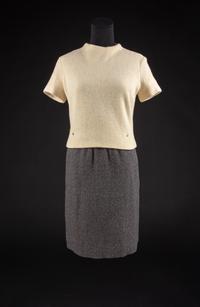 Christian Dior by Marc Bohan Haute Couture Ensemble, Autumn-Winter 1964 — Worn by Dame Olivia de Havilland.