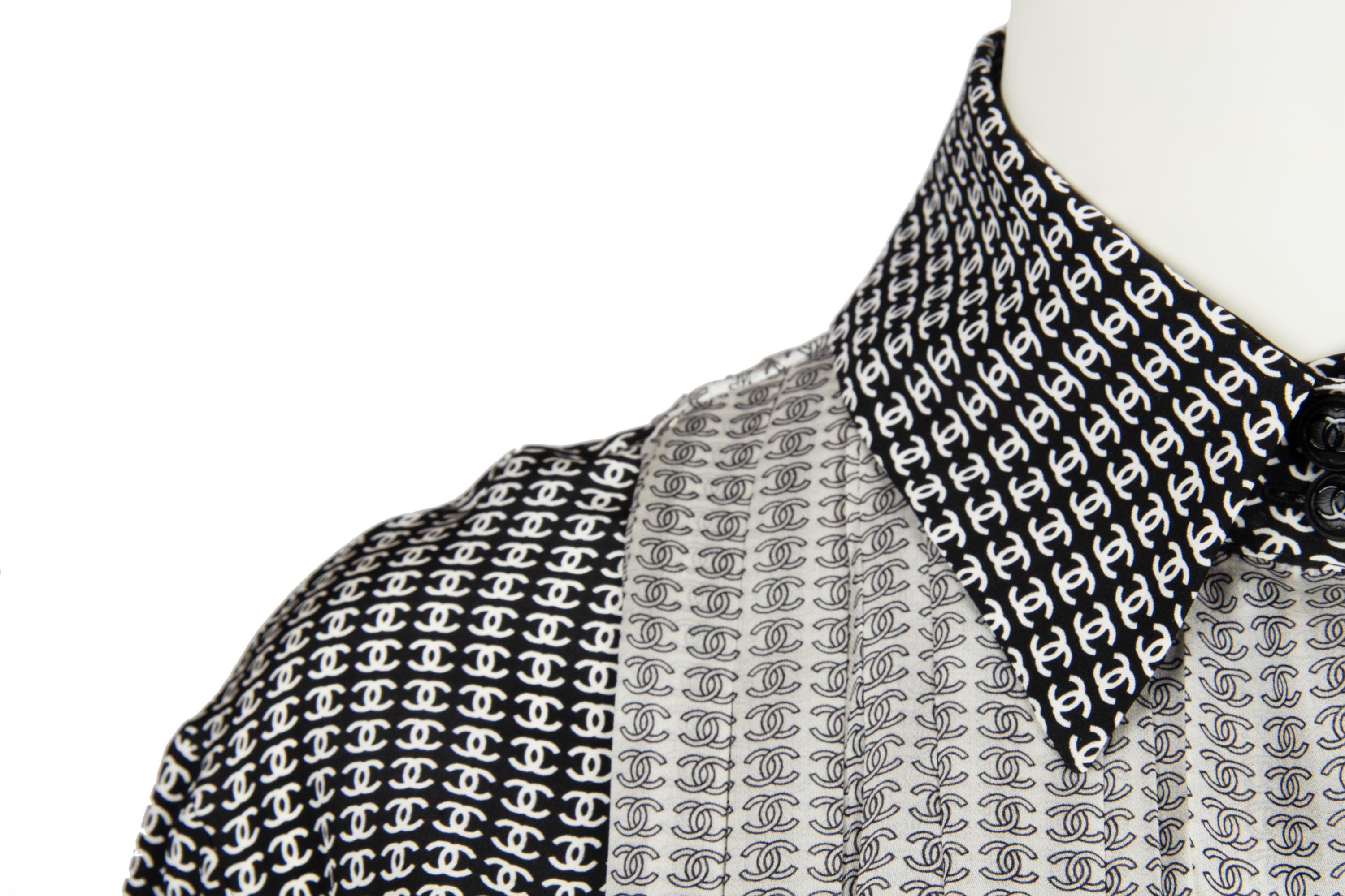 Two Chanel Silk Tops, 2010s