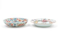 Two Chinese Famille Rose Porcelain Plates