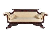 An American Classical Style Carved Sofa