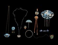 10 Chinese Hairpins and Jewelry