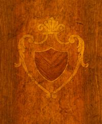 An Italian Walnut and Marquetry Dressing Table