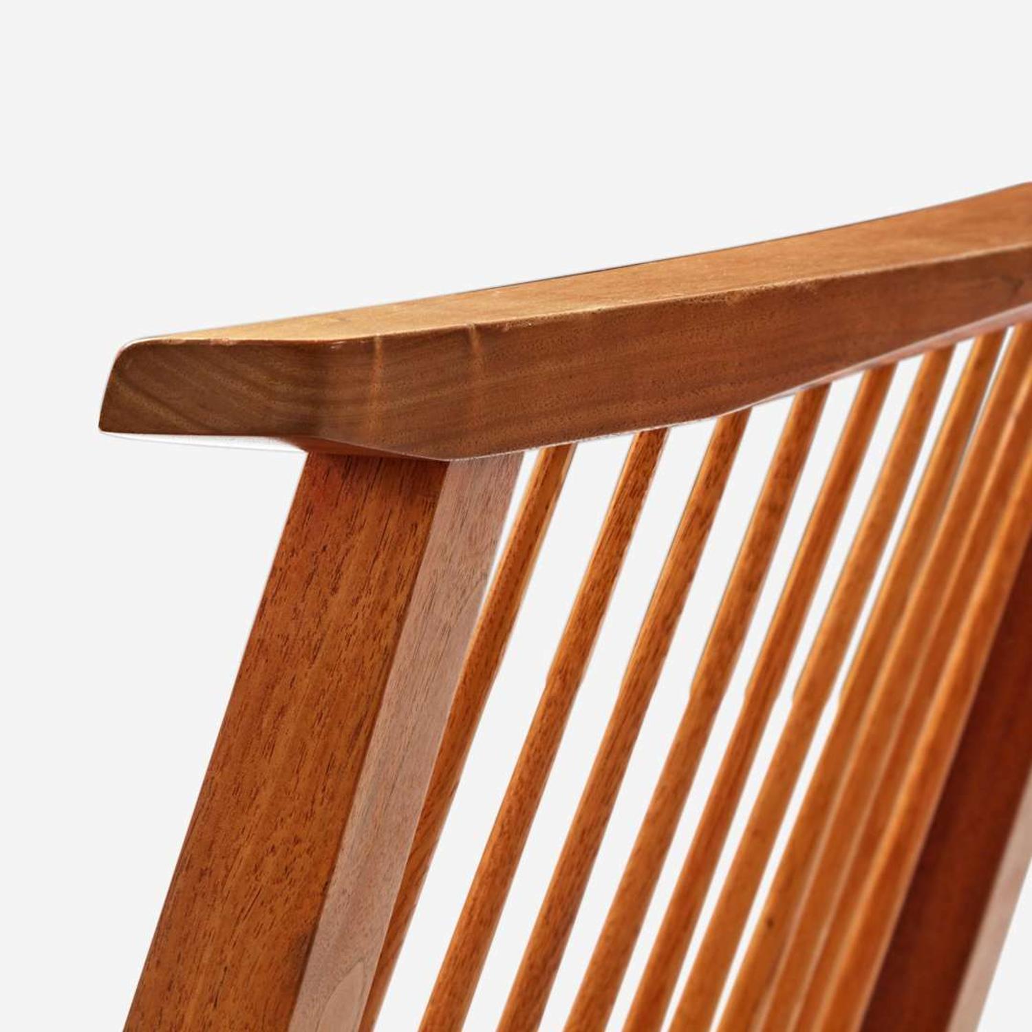 George Nakashima Pair of "Conoid" Cushion Chairs, New Hope, Pennsylvania, 1976