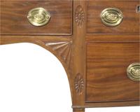 A George III mahogany bowfront sideboard, circa 1790