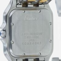 Stainless steel and gold two-tone, Panthère de Cartier watch Midsize Ref, 1100
