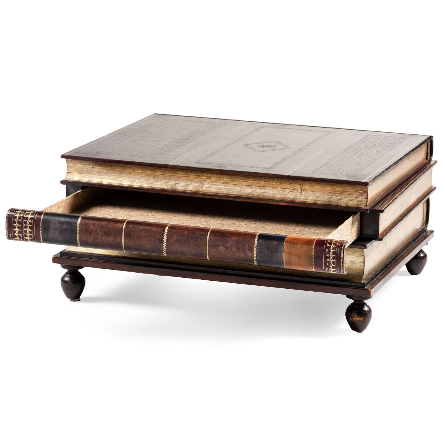 A Maitland Smith Book-Form Coffee Table