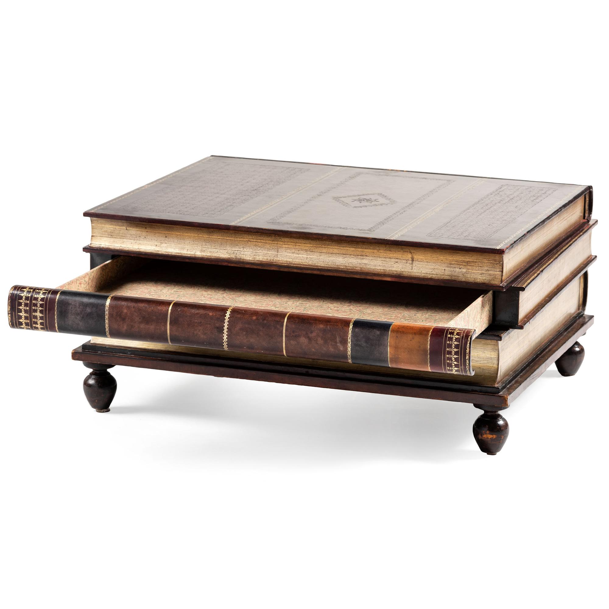 A Maitland Smith Book-Form Coffee Table