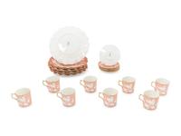 A Royal Crown Derby Chinese Birds Porcelain Dessert Service
