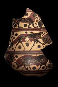 A Corinthian Black-Figured Olpe Fragment