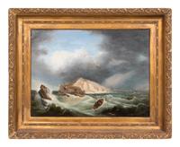 Edward Duncan Seascape Painting oil on canvas