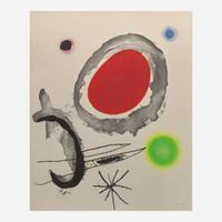 Joan Miró (Spanish, 1893-1983) Oiseau Entre deux Astres
