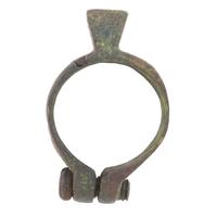 Confederate Brass Saber Bayonet Adapter with Cook & Brother Style Triangular Lug