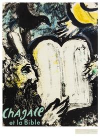 Marc Chagall, (French/Russian, 1887–1985), Chagall et le bible (Moise et les tables de la Loi), 1962