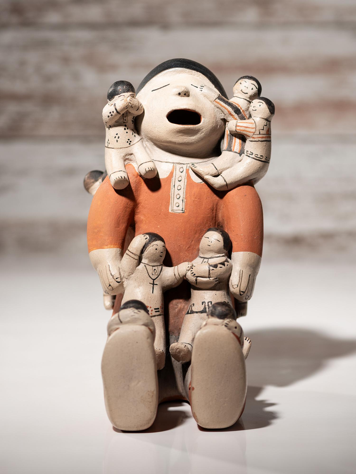 Pottery Storyteller, with Eleven Children