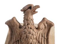 A Glazed Terracotta Eagle Architectural Ornament