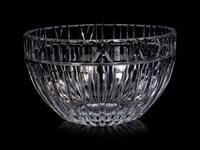 A Cut Glass Atlas Bowl Retailed by Tiffany & Co.