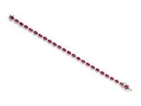 RUBY AND DIAMOND BRACELET