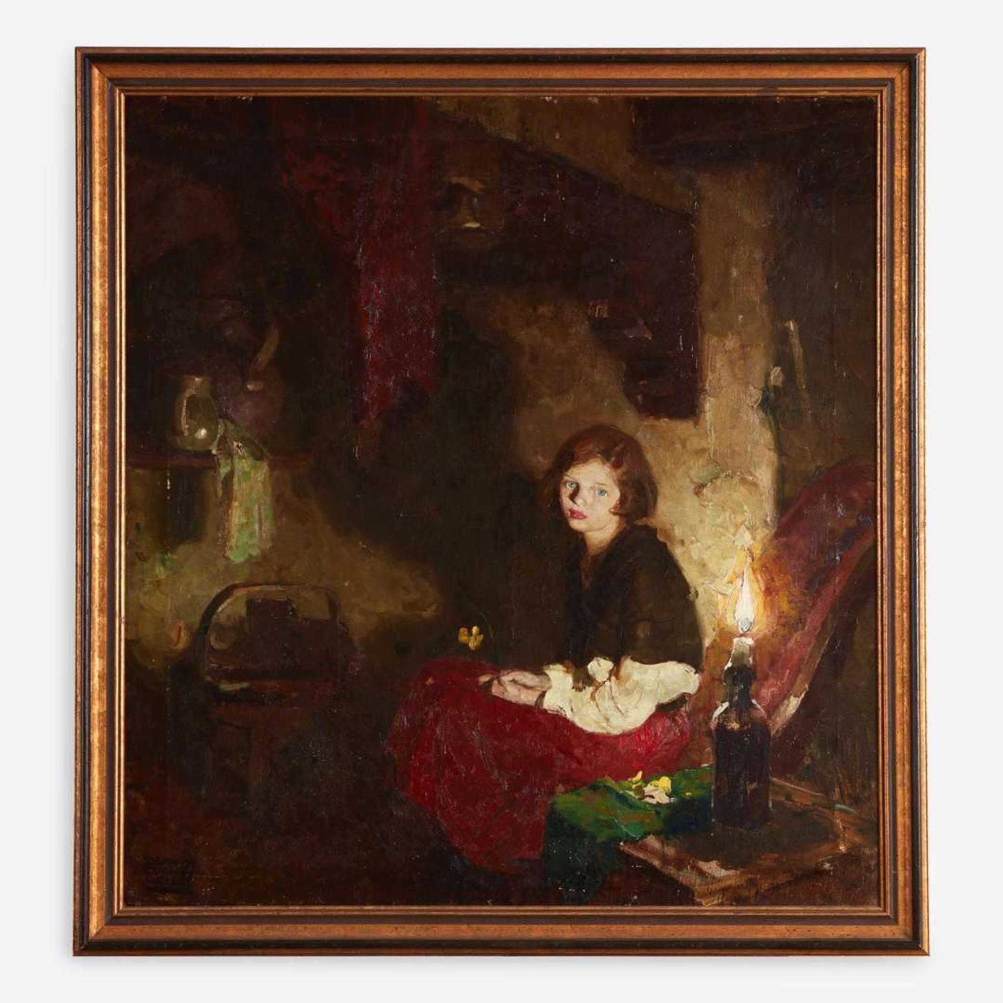 Dean Cornwell (American, 1892–1960) Her Teachers Remarked that Little Elfreda was Backward