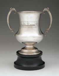 Sterling silver presentation urn alvin corporation, providence, ri, dated "1917"