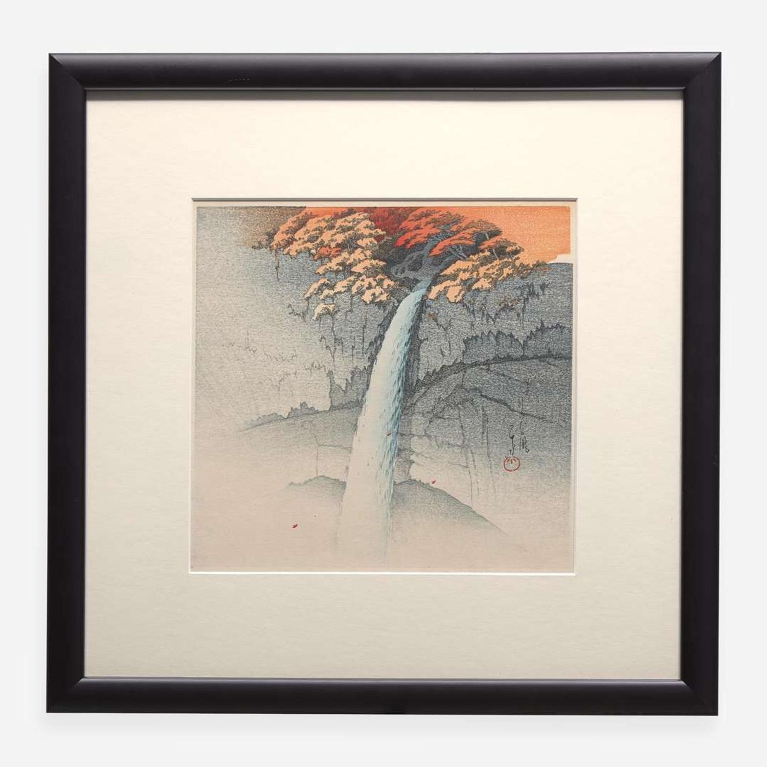 Kawase Hasui 川瀬巴水 浮世绘三幅 (Japanese b.1883-d.1957)