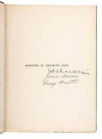 MURRAY, James (1865-1914) and George MARSTON (1882-1940). Antarctic Days. Sketches of the homely side of Polar life by two of Shackleto