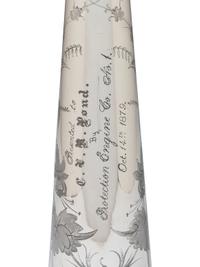 A Silver Plate Fireman's Parade Horn