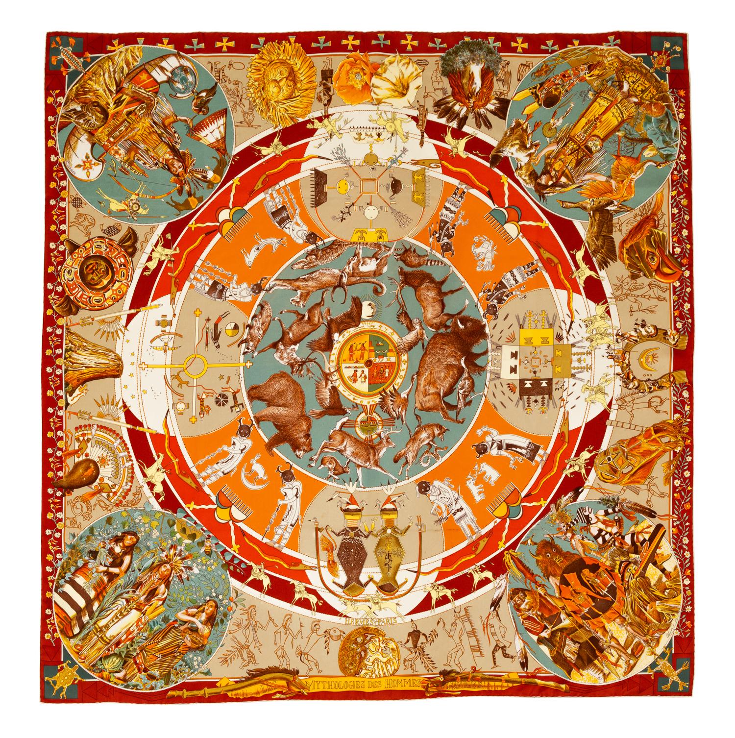 Hermès 90cm Silk Scarf