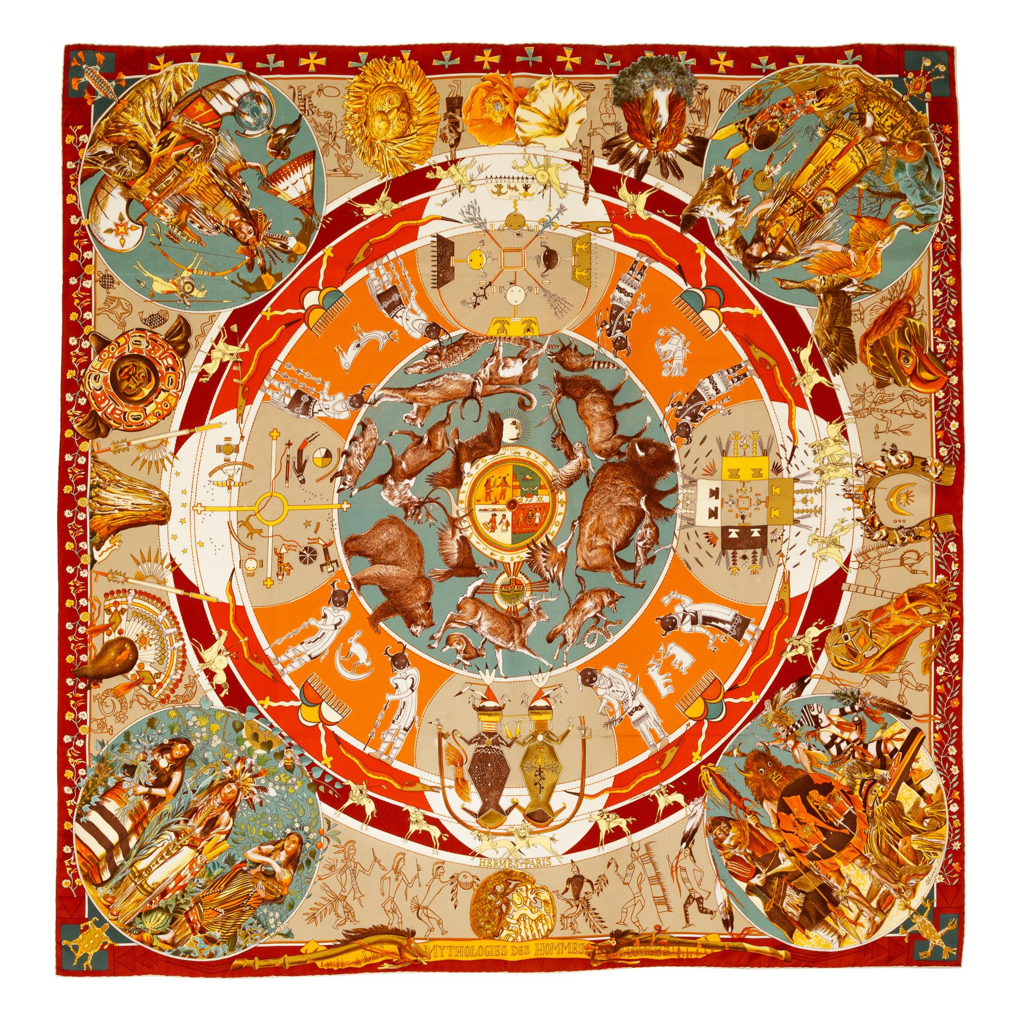 Hermès 90cm Silk Scarf