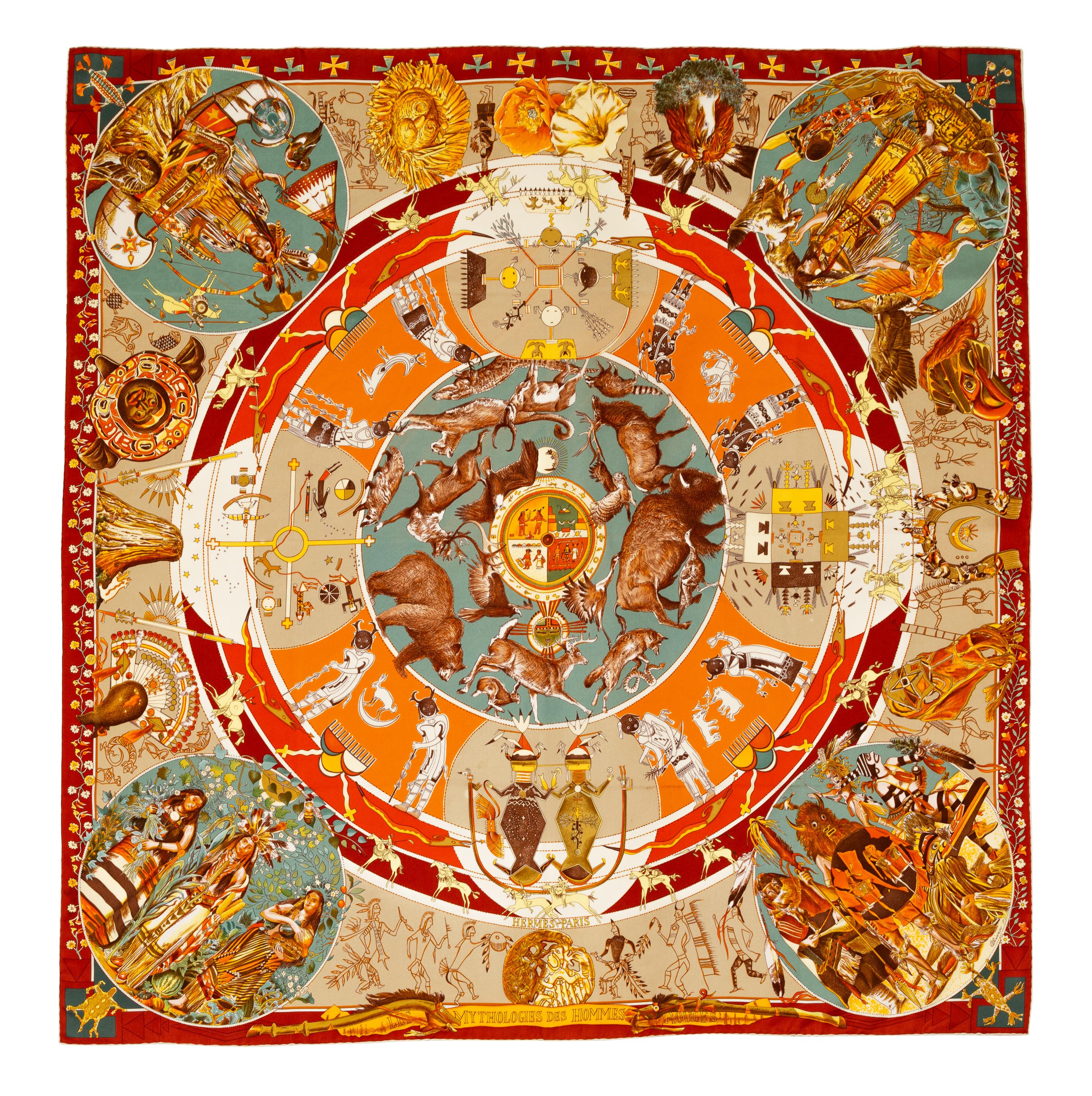 Hermès 90cm Silk Scarf