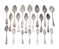 A Collection of American Silver Spoons