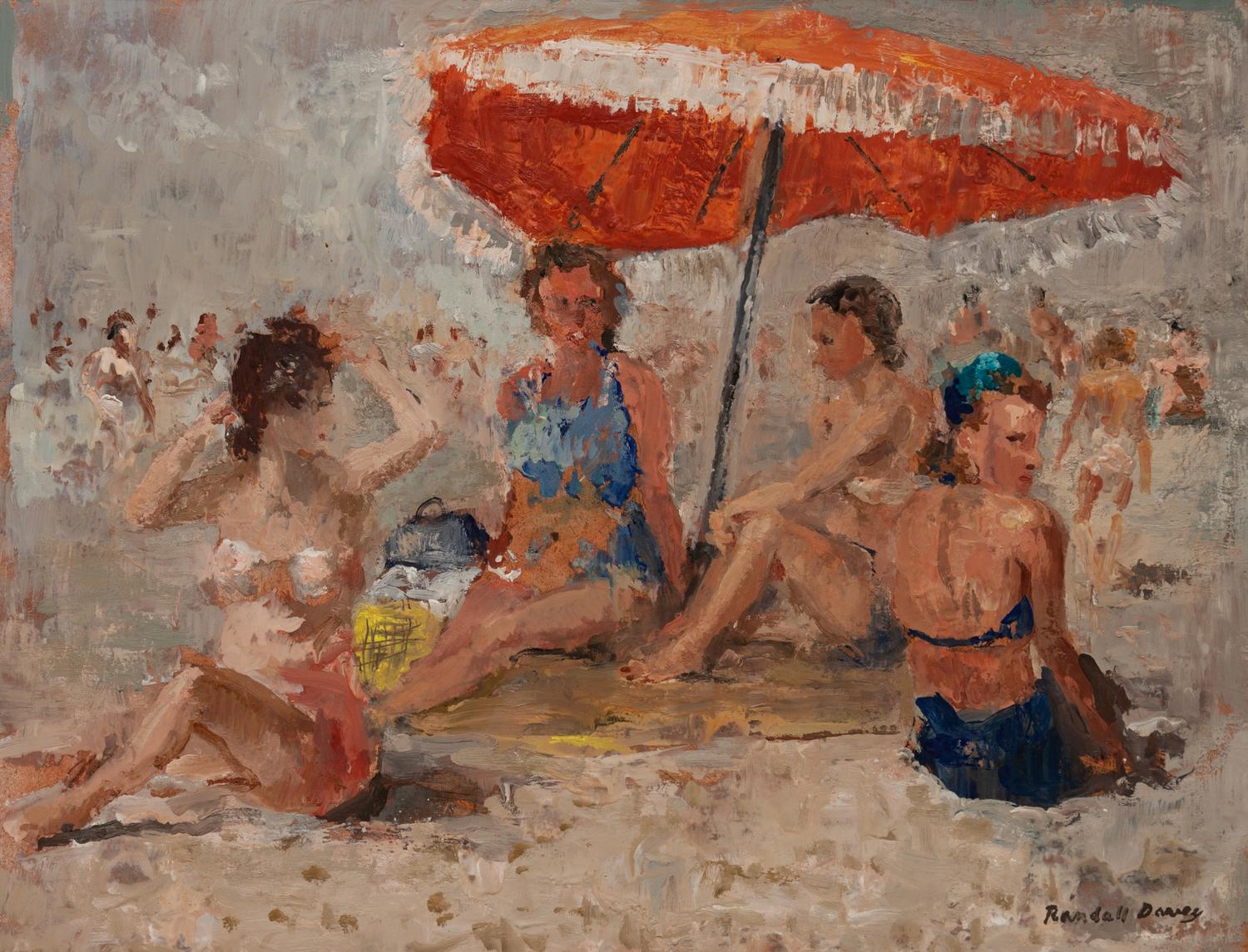 Girls on the Beach , circa 1956-57