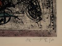 Lutte 11 and Moisson ( Pair of Works), 1965-1966